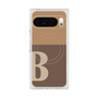 Premium Square Case with Pixelsnap［ Original - initial two tone - B brown ］