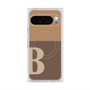 Premium Square Case with Pixelsnap［ Original - initial two tone - B brown ］