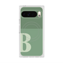 Premium Square Case with Pixelsnap［ Original - initial two tone - B green ］