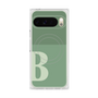 Premium Square Case with Pixelsnap［ Original - initial two tone - B green ］