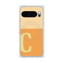 Premium Square Case with Pixelsnap［ Original - initial two tone - C orange ］