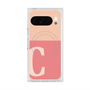 Premium Square Case with Pixelsnap［ Original - initial two tone - C pink ］