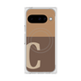 Premium Square Case with Pixelsnap［ Original - initial two tone - C brown ］
