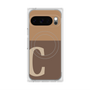 Premium Square Case with Pixelsnap［ Original - initial two tone - C brown ］