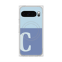 Premium Square Case with Pixelsnap［ Original - initial two tone - C blue ］