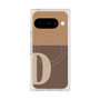 Premium Square Case with Pixelsnap［ Original - initial two tone - D brown ］