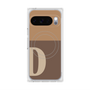Premium Square Case with Pixelsnap［ Original - initial two tone - D brown ］