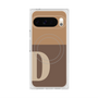 Premium Square Case with Pixelsnap［ Original - initial two tone - D brown ］