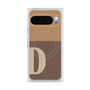 Premium Square Case with Pixelsnap［ Original - initial two tone - D brown ］