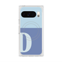 Premium Square Case with Pixelsnap［ Original - initial two tone - D blue ］