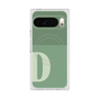 Premium Square Case with Pixelsnap［ Original - initial two tone - D green ］