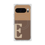 Premium Square Case with Pixelsnap［ Original - initial two tone - E brown ］