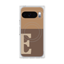 Premium Square Case with Pixelsnap［ Original - initial two tone - E brown ］