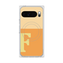 Premium Square Case with Pixelsnap［ Original - initial two tone - F orange ］