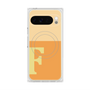 Premium Square Case with Pixelsnap［ Original - initial two tone - F orange ］
