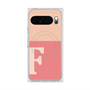 Premium Square Case with Pixelsnap［ Original - initial two tone - F pink ］