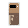 Premium Square Case with Pixelsnap［ Original - initial two tone - F brown ］