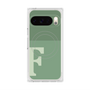 Premium Square Case with Pixelsnap［ Original - initial two tone - F green ］