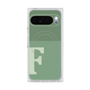 Premium Square Case with Pixelsnap［ Original - initial two tone - F green ］