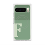 Premium Square Case with Pixelsnap［ Original - initial two tone - F green ］