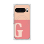 Premium Square Case with Pixelsnap［ Original - initial two tone - G pink ］