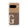 Premium Square Case with Pixelsnap［ Original - initial two tone - G brown ］