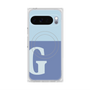Premium Square Case with Pixelsnap［ Original - initial two tone - G blue ］