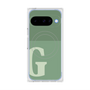 Premium Square Case with Pixelsnap［ Original - initial two tone - G green ］