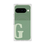 Premium Square Case with Pixelsnap［ Original - initial two tone - G green ］