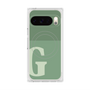 Premium Square Case with Pixelsnap［ Original - initial two tone - G green ］