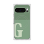 Premium Square Case with Pixelsnap［ Original - initial two tone - G green ］