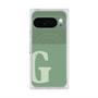 Premium Square Case with Pixelsnap［ Original - initial two tone - G green ］