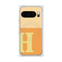 Premium Square Case with Pixelsnap［ Original - initial two tone - H orange ］