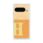 Premium Square Case with Pixelsnap［ Original - initial two tone - H orange ］