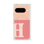 Premium Square Case with Pixelsnap［ Original - initial two tone - H pink ］