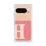 Premium Square Case with Pixelsnap［ Original - initial two tone - H pink ］