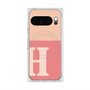 Premium Square Case with Pixelsnap［ Original - initial two tone - H pink ］
