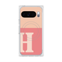 Premium Square Case with Pixelsnap［ Original - initial two tone - H pink ］
