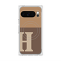 Premium Square Case with Pixelsnap［ Original - initial two tone - H brown ］