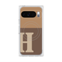 Premium Square Case with Pixelsnap［ Original - initial two tone - H brown ］