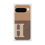 Premium Square Case with Pixelsnap［ Original - initial two tone - H brown ］