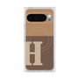 Premium Square Case with Pixelsnap［ Original - initial two tone - H brown ］