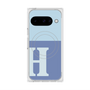 Premium Square Case with Pixelsnap［ Original - initial two tone - H blue ］