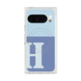 Premium Square Case with Pixelsnap［ Original - initial two tone - H blue ］