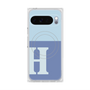 Premium Square Case with Pixelsnap［ Original - initial two tone - H blue ］