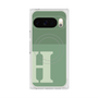 Premium Square Case with Pixelsnap［ Original - initial two tone - H green ］