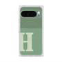Premium Square Case with Pixelsnap［ Original - initial two tone - H green ］