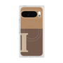 Premium Square Case with Pixelsnap［ Original - initial two tone - I brown ］