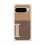Premium Square Case with Pixelsnap［ Original - initial two tone - I brown ］