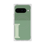 Premium Square Case with Pixelsnap［ Original - initial two tone - I green ］